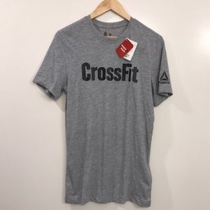 Reebok CrossFit RC TEE, Light Gray - Men’s Medium